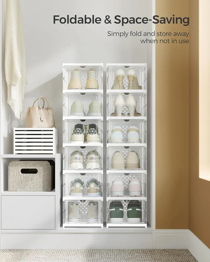 Pack of Foldable Shoe Boxes