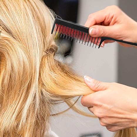 Triple Teasing Comb for Women Hair Combs for Fine Hair Styling Sectioning 8.27 IN