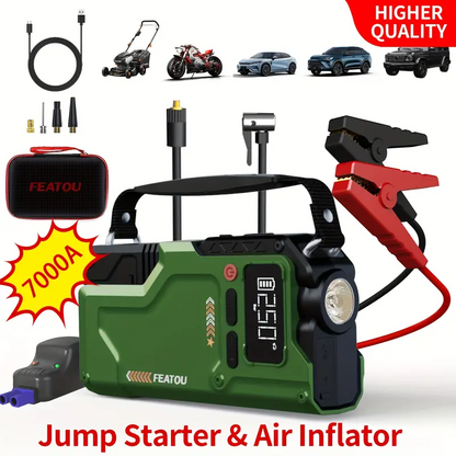 7000A Jump Starter with Air Compressor