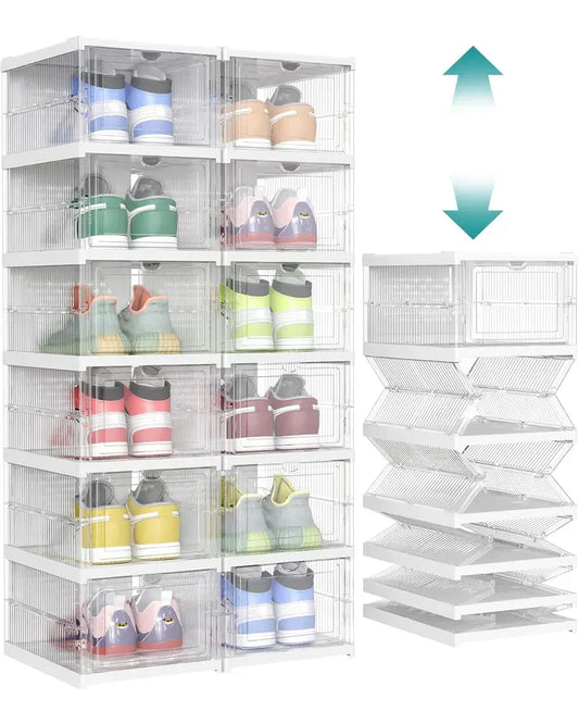 Pack of Foldable Shoe Boxes
