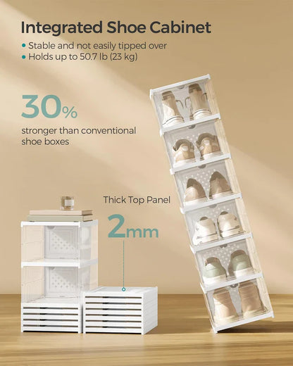 Pack of Foldable Shoe Boxes