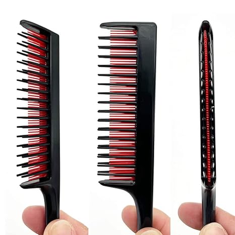 Triple Teasing Comb for Women Hair Combs for Fine Hair Styling Sectioning 8.27 IN