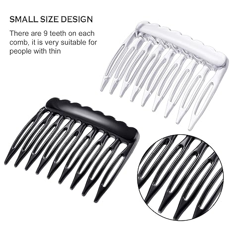 Classic Small Side Hair Comb – Lightweight Anti-Slip Hair Claw